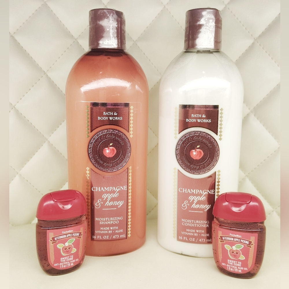🍎 CHAMPAGNE APPLE & HONEY • Shampoo + Conditioner 🍏 Afternoon Apple Picking